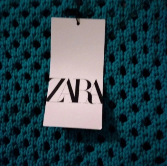 ZARA crocheted cropped vest tank top-medium new - Picture 5 of 7